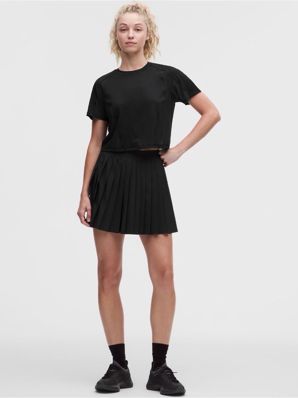Lululemon Pleated Mini Skirt - Black